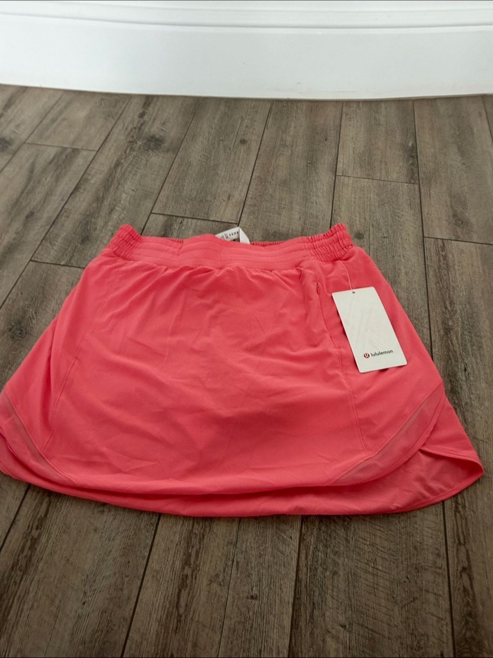 lululemon athletica Coral Pink Athletic Skort